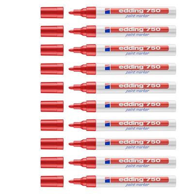 Edding 750 Red 10 pc(s)