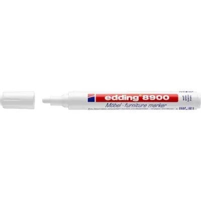 Edding 8750 permanent marker Bullet tip White - Thumbnail 2