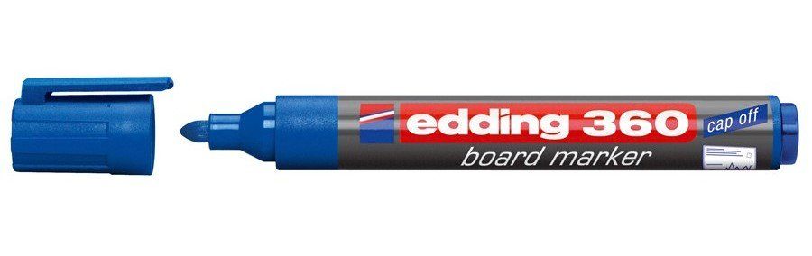 Edding 360 marker 1 pc(s) Bullet tip Blue - Image 1