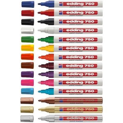 Edding 750 Silver 10 pc(s)