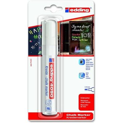 Edding 4090 chalk marker Chisel White 1 pc(s)