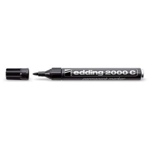 Edding 2000c permanent marker Bullet tip Black 10 pc(s) - Image 1