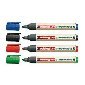 Edding EcoLine 21 marker 10 pc(s) Black