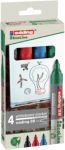 Edding 28 1.5-3mm 4er-Etui Whiteboardmarker Rund EcoLine