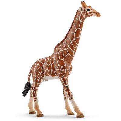SCHLEICH Wild Life Male Giraffe Toy Figure - Black
