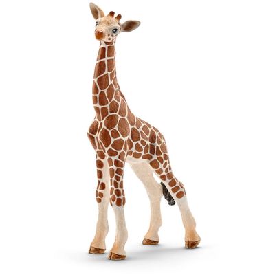 SCHLEICH Wild Life Giraffe Calf Toy Figure - Black