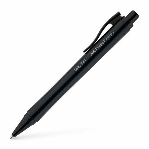 Faber-Castell Daily Ball XB Blue Clip-on retractable ballpoint pen 1 p - Image 1