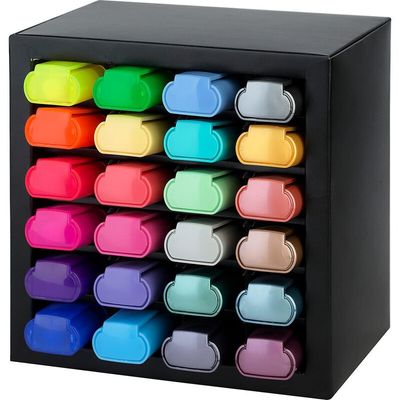 Faber-Castell 254602 marker 24 pc(s) Chisel tip Multicolour