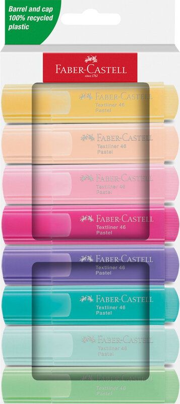 Faber-Castell Textliner 46 Pastell marker 8 pc(s) Multicolour - Image 1