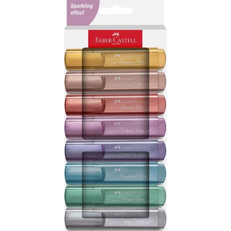 Faber-Castell Textliner 46 Metallic marker 8 pc(s) Metallic Multicolour - Image 1