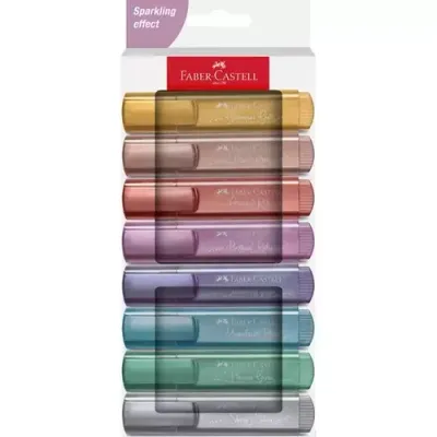 Faber-Castell Textliner 46 Metallic marker 8 pc(s) Metallic Multicolour - Thumbnail 2