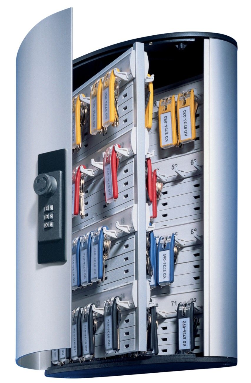 Durable Key Box 36 Code Aluminium Silver - Image 1