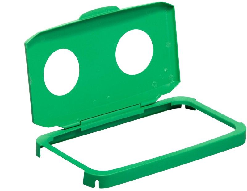 Durable 1800501020 trash can accessory Green Lid - Image 1