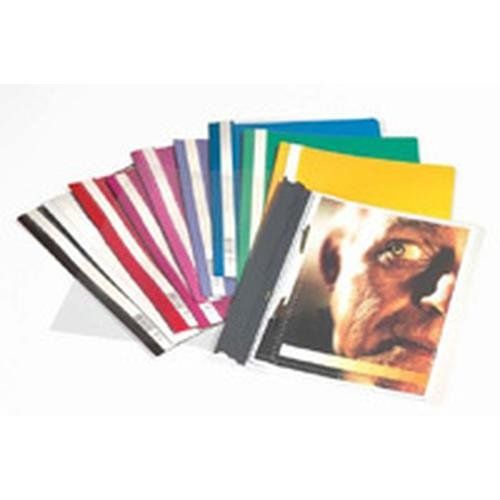 Durable CLEAR VIEW FOLDER 2570 A4 report cover Red - Image 1