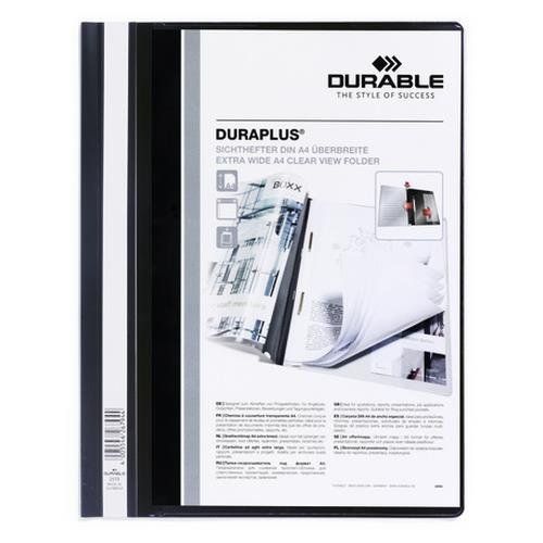 Durable Duraplus report cover Black - Image 1