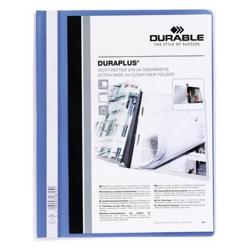 Durable DURAPLUS report cover Blue. Transparent - Image 1