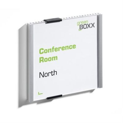 Durable INFO SIGN Sign holder 15 x 15cm Acrylic. Aluminium Silver