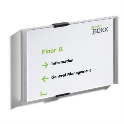 Durable 480523 sign holder/information stand Acrylic Silver