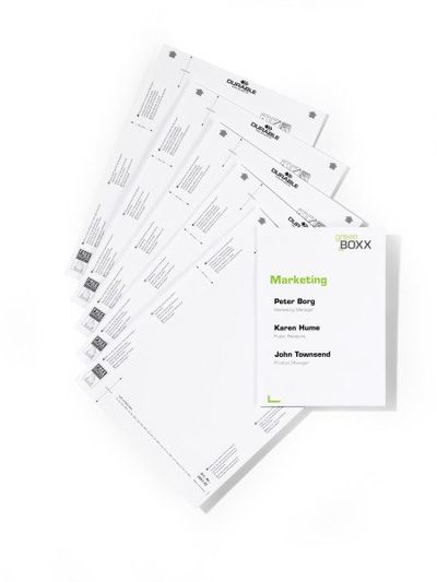 Durable 485302 self adhesive sign