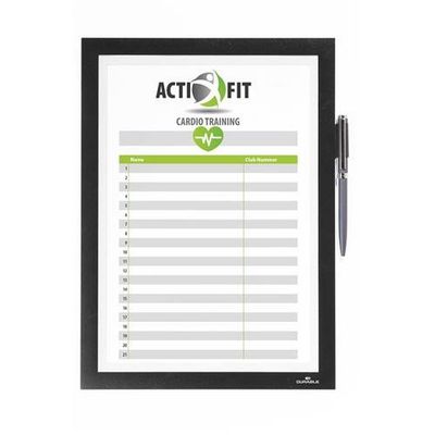 Durable DURAFRAME NOTE magnetic frame A4 Black