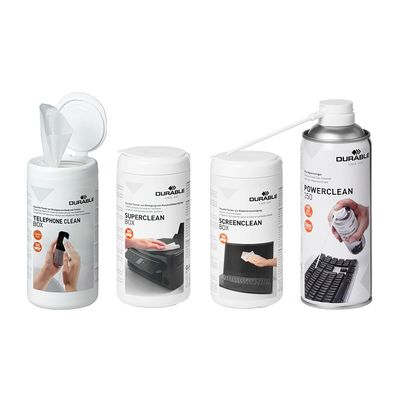 Durable SOHO Tech Cleaning Kit with Non-Flammable Air Duster and Biodegradable Wipes - 585100 - Thumbnail 2