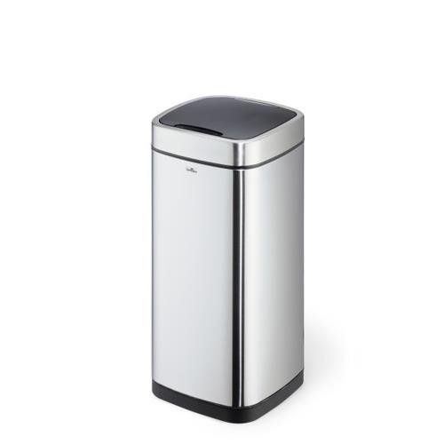 Durable NO TOUCH 35L Rectangular Stainless steel Black, Silver - Image 1