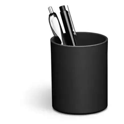 Durable ECO pen/pencil holder Recycled plastic Black - Thumbnail 2