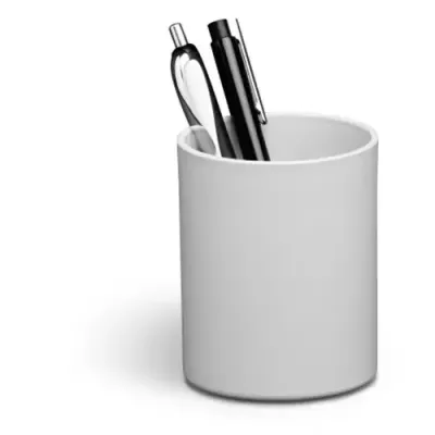Durable ECO pen/pencil holder Recycled plastic Grey - Thumbnail 2
