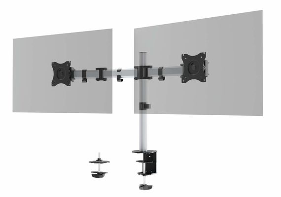 Durable 509523 monitor mount / stand 68.6 cm (27") Wall Silver