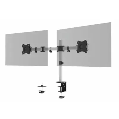 Durable 509523 monitor mount / stand 68.6 cm (27") Wall Silver - Thumbnail 2