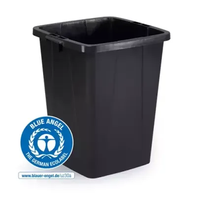 Durable 1800505221 waste container Rectangular Plastic Black - Thumbnail 2