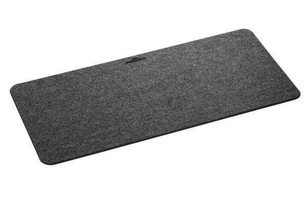 Durable 708158 desk pad PET felt Charcoal - Thumbnail 2