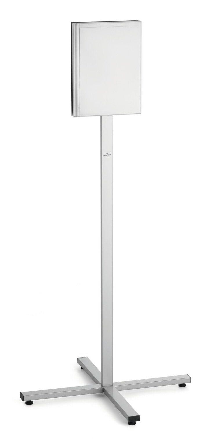 Durable 502057 sign holder/information stand A4 Stainless steel Anthracite, Grey - Image 1
