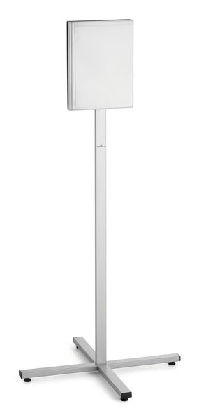Durable 502057 sign holder/information stand A4 Stainless steel Anthracite, Grey