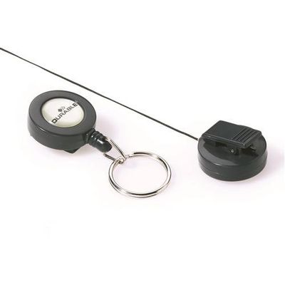 Durable 822258 badge holder accessory Badge reel Charcoal 10 pc(s)