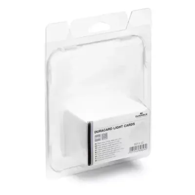 Durable 891402 blank plastic card