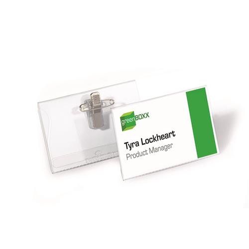 Durable PVC Combi Clip Name Badge - Image 1