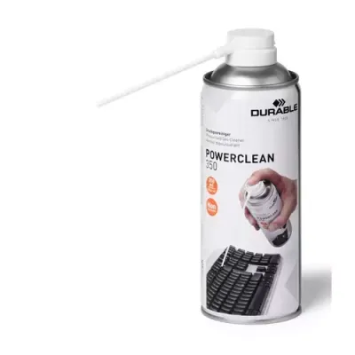 Durable POWERCLEAN 350 compressed air duster 350 ml - Thumbnail 2