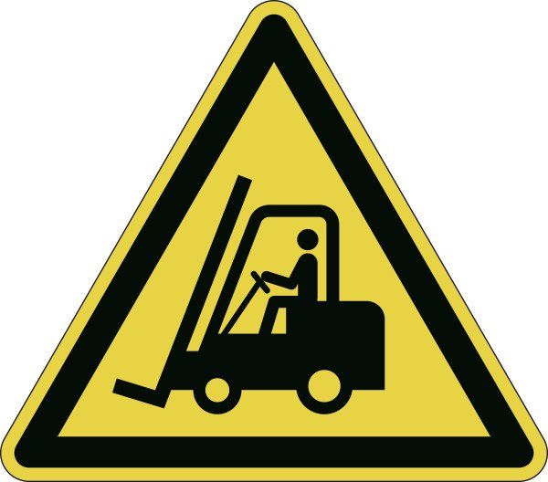 Durable 173404 pictogram Triangle Black. Yellow Plastic - Image 1