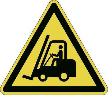 Durable 173404 pictogram Triangle Black. Yellow Plastic