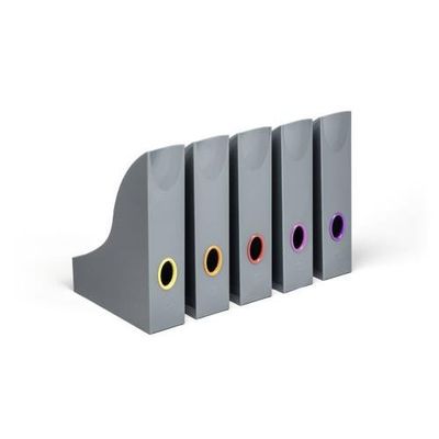 Durable VARICOLOR Magazine Rack Assorted
