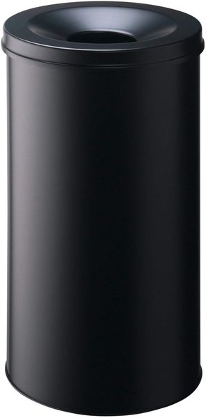 Durable 3307-01 60 L Round Steel Black