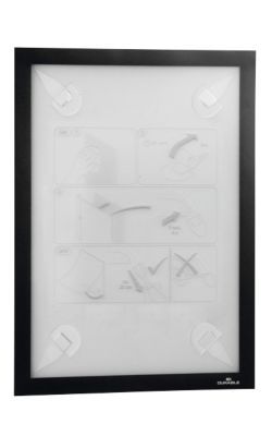 Durable DURAFRAME Wallpaper A4 Sign holder Black - Thumbnail 2