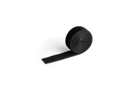 Durable Cavoline Grip 20 cable tie Hook & loop cable tie Black - Image 1