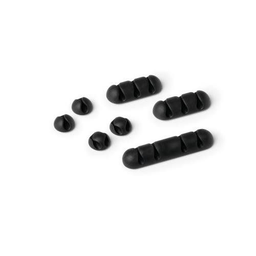 Durable Cavoline Clip Mix Desk Cable holder Black - Image 1