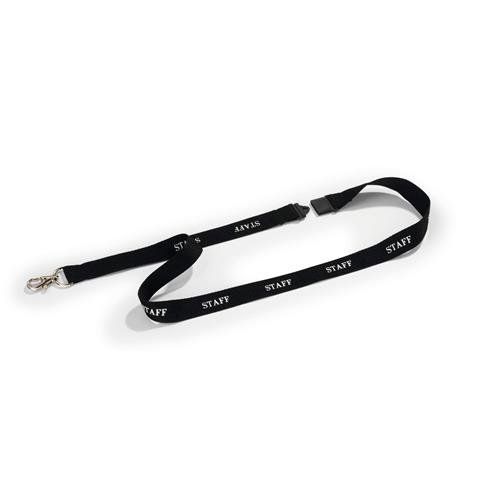Durable STAFF Lanyard Black - Image 1