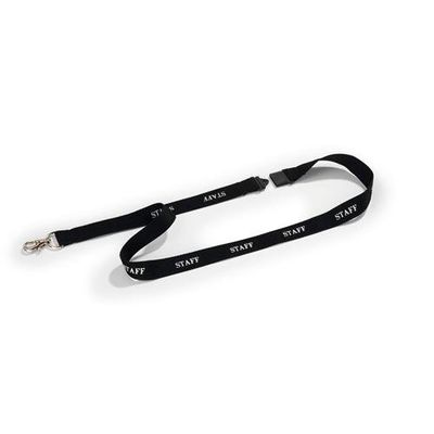 Durable STAFF Lanyard Black