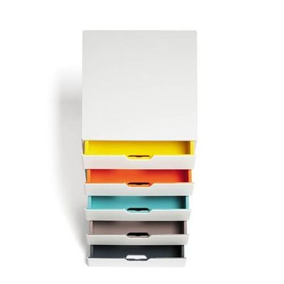 Durable VARICOLOR Mix 5 file storage box Plastic Multicolour. White