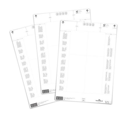 Durable 103102 80 pc(s) White Rectangle
