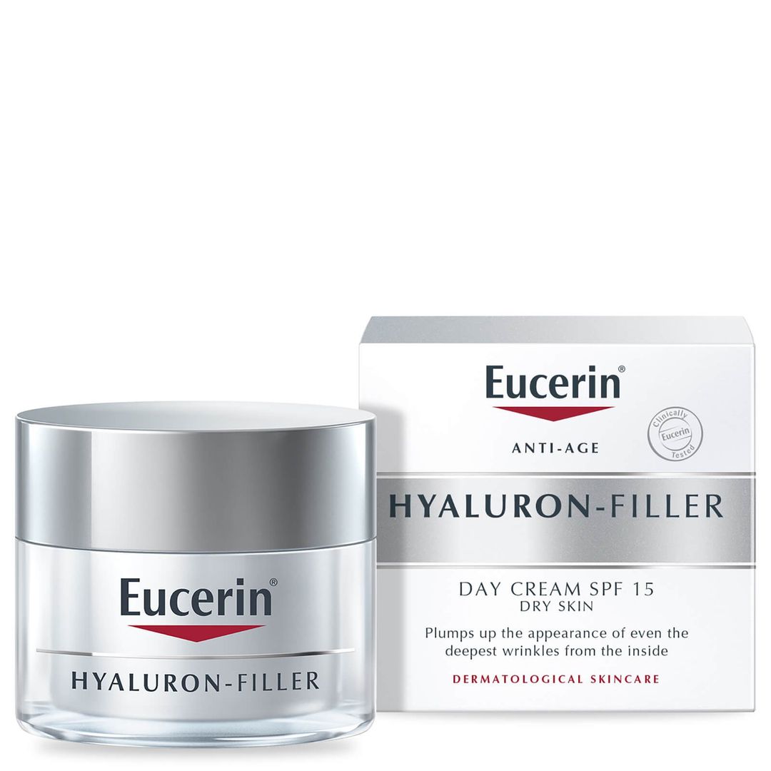 Eucerin® Anti-Age Hyaluron-Filler Day Cream for Dry Skin SPF15 + UVA Protection (50ml) - Image 1